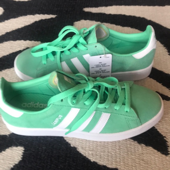 green suede adidas